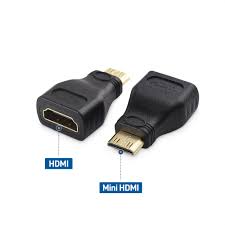 HDMI to Mini HDMI Cable/Adapter – Type-A to Type-C, 4K HD Video & Audio, Compact Connector for Cameras, Tablets, Laptops