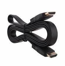 2.5M Flat HDMI Cable – High-Speed 4K UHD, Slim & Tangle-Free, Gold-Plated 19-Pin, ARC & Ethernet – Ideal for TV, PS5/Xbox, Laptop, Monitor & Projector