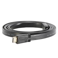 2.5M Flat HDMI Cable – High-Speed 4K UHD, Slim & Tangle-Free, Gold-Plated 19-Pin, ARC & Ethernet – Ideal for TV, PS5/Xbox, Laptop, Monitor & Projector