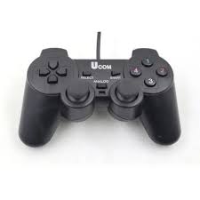UCOM Wired USB PC Gamepad Controller – Dual Analog, Dual Shock Vibration, Plug & Play Gaming Joystick for Laptop & Computer
