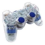 UCOM Clear Wired USB PC Gamepad – Transparent Gaming Controller, Dual Shock Vibration, Plug & Play for PC, Laptop & Android TV