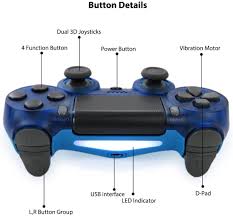 Sony DualShock 4 Wireless Controller – Ergonomic PS4 & PC Gamepad with Touchpad, Light Bar & Share Button (Black, Blue, Red)