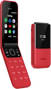 Nokia 2720 Flip 4G LTE Feature Phone – 2.8” Internal Display, 1.3” External Screen, WhatsApp & Facebook, Google Assistant, 2MP Camera, WiFi Hotspot, Emergency Button, 1500mAh Battery – Classic Fold De