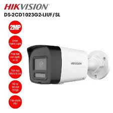 Hikvision 2MP Smart Hybrid Light Bullet IP Camera – 1080P Full HD Outdoor CCTV Camera with Built-in Microphone, Human & Vehicle Detection, Color Night Vision, H.265+ Compression, PoE, IP67