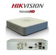 Hikvision 4 Channel DVR CCTV Recorder – HD Turbo DVR with H.265/H.265+ Compression, HDMI & VGA Output, Motion Detection, Remote Viewing via Hik-Connect, Supports HDTVI/AHD/CVI/CVBS Cameras