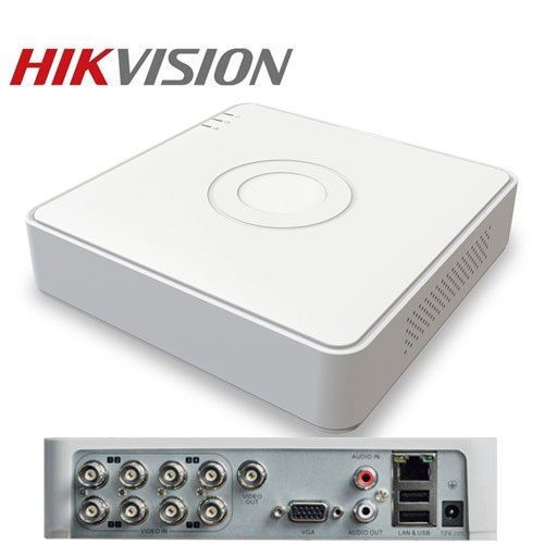 Hikvision 8 Channel DVR CCTV Recorder – Turbo HD Digital Video Recorder with H.265+ Compression, HDMI & VGA Output, Motion Detection, Hik-Connect Remote Viewing, Supports HDTVI/AHD/CVI/CVBS/IP Cameras