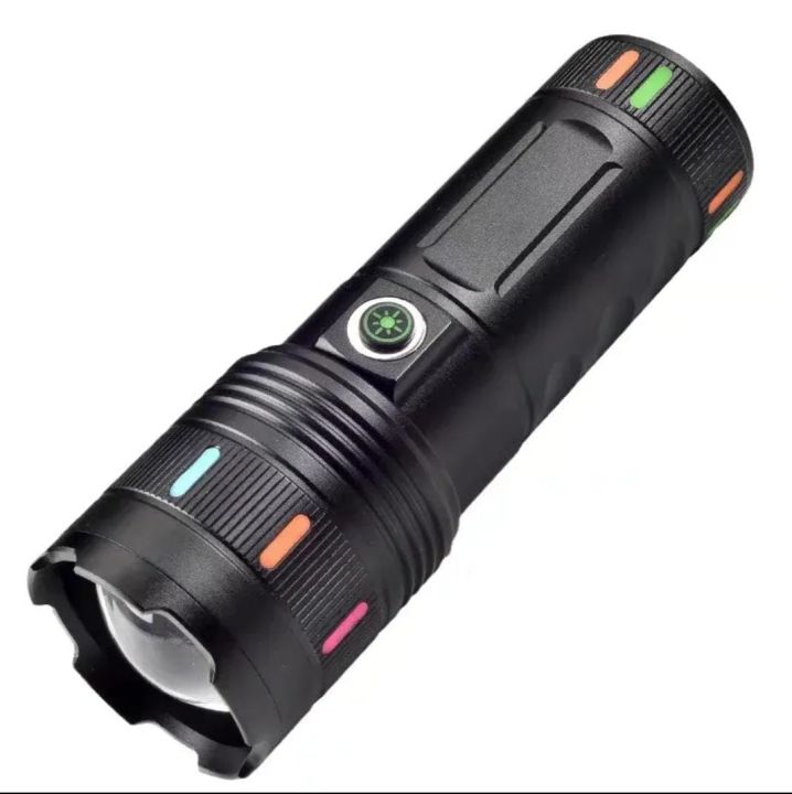 Super Bright High-Power Tactical LED Flashlight – Rechargeable Zoomable Torch
