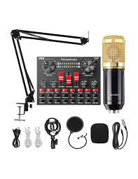 Legendary Vocal Professional Condenser Microphone Kit BM800 – Studio Recording Mic with Stand, Shock Mount & Pop Filter