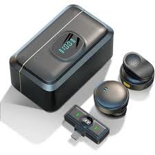 SX21 Wireless Microphone  Portable Wireless Mic System, Plug & Play, Noise Reduction, with up to 20m Long‑Range Transmission, Rechargeable for Streaming.