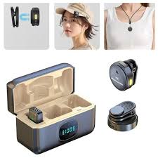 SX21 Wireless Microphone  Portable Wireless Mic System, Plug & Play, Noise Reduction, with up to 20m Long‑Range Transmission, Rechargeable for Streaming.