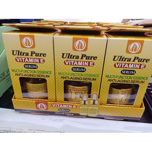 Fruit of the Wokali Ultra Pure Vitamin E Serum 40ml – Glowing Skin, Anti-Wrinkle, Moisturizing & Hydrating Face Serum for All Skin Types