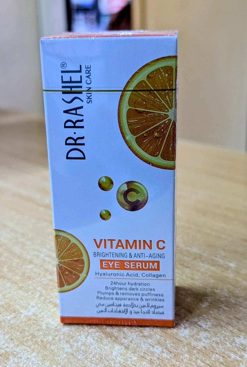 Dr. Rashel Vitamin C Brightening & Anti-Aging Eye Serum – Dark Circle & Wrinkle Repair