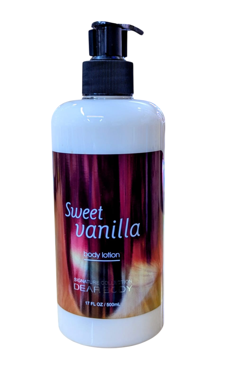 Dear Body Sweet Vanilla Lotion 500ml – Hydrating & Nourishing Body Moisturizer