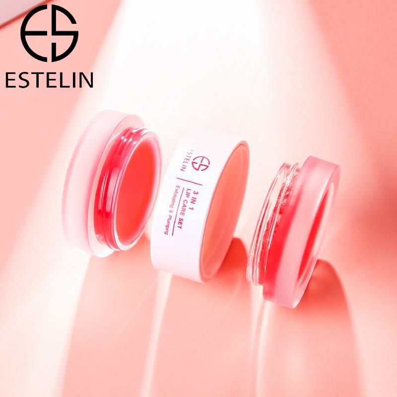 Estelin Cherry Lip Care Set 3-in-1 – Exfoliating Sugar Scrub, Nourishing Lip Mask & Hydrating Balm