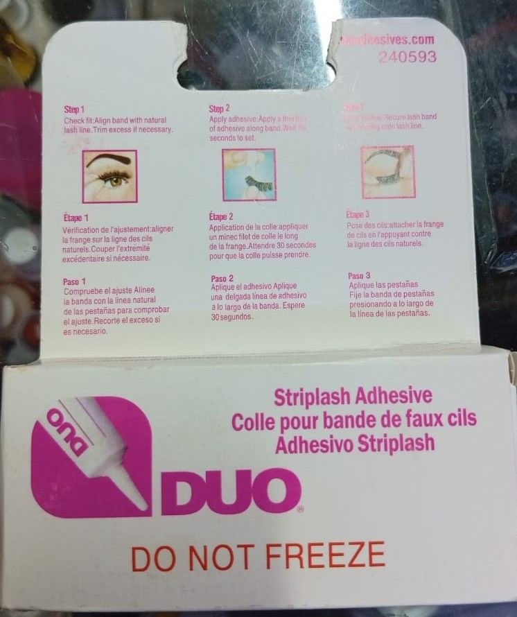 DUO Striplash Adhesive Dark Tone Lash Glue – Long-Lasting Eyelash Glue for Black & Brown Lashes | Secure Hold & Easy Application view 2