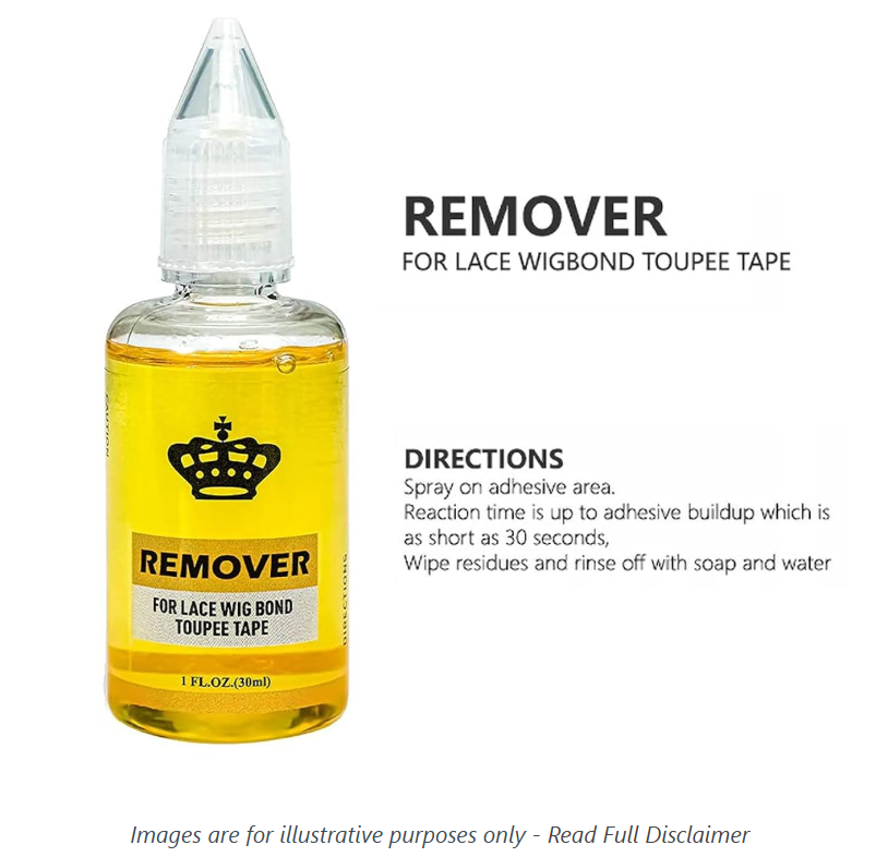 Ghost Bond Fast Acting Lace Wig & Hair Extensions Remover – Dissolves Adhesive Glue & Tape Residue for Lace Wigs, Toupees & Extensions