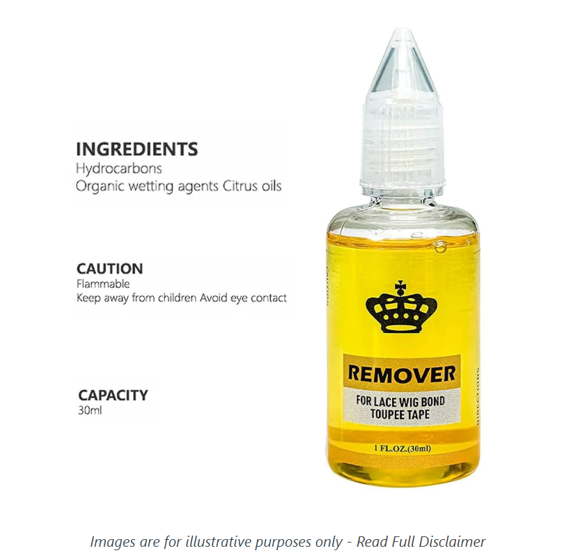 Ghost Bond Fast Acting Lace Wig & Hair Extensions Remover – Dissolves Adhesive Glue & Tape Residue for Lace Wigs, Toupees & Extensions