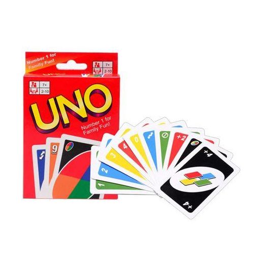 UNO Family Fun Card Game – Original Mattel UNO Cards – Classic Family & Party Game for Kids and Adults