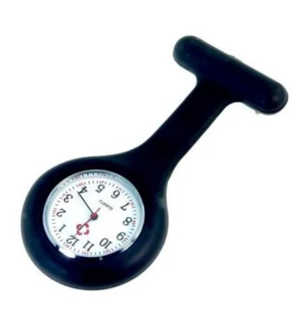 Silicone Nurse Watch Brooch Fob pocket tunic Quartz