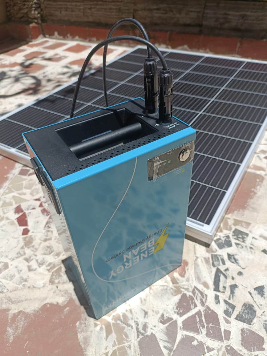 Bean system with solar panel