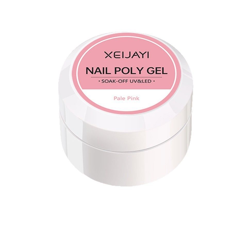 Nail Extension Gel - Soak Off UV Fiber Gel for Nail Extension & Beautiful Nails, Strong, Long-Lasting Nails - Light Pink/Nude Pink - For Home Nail Art & Professional Salon Use in Kenya ✨