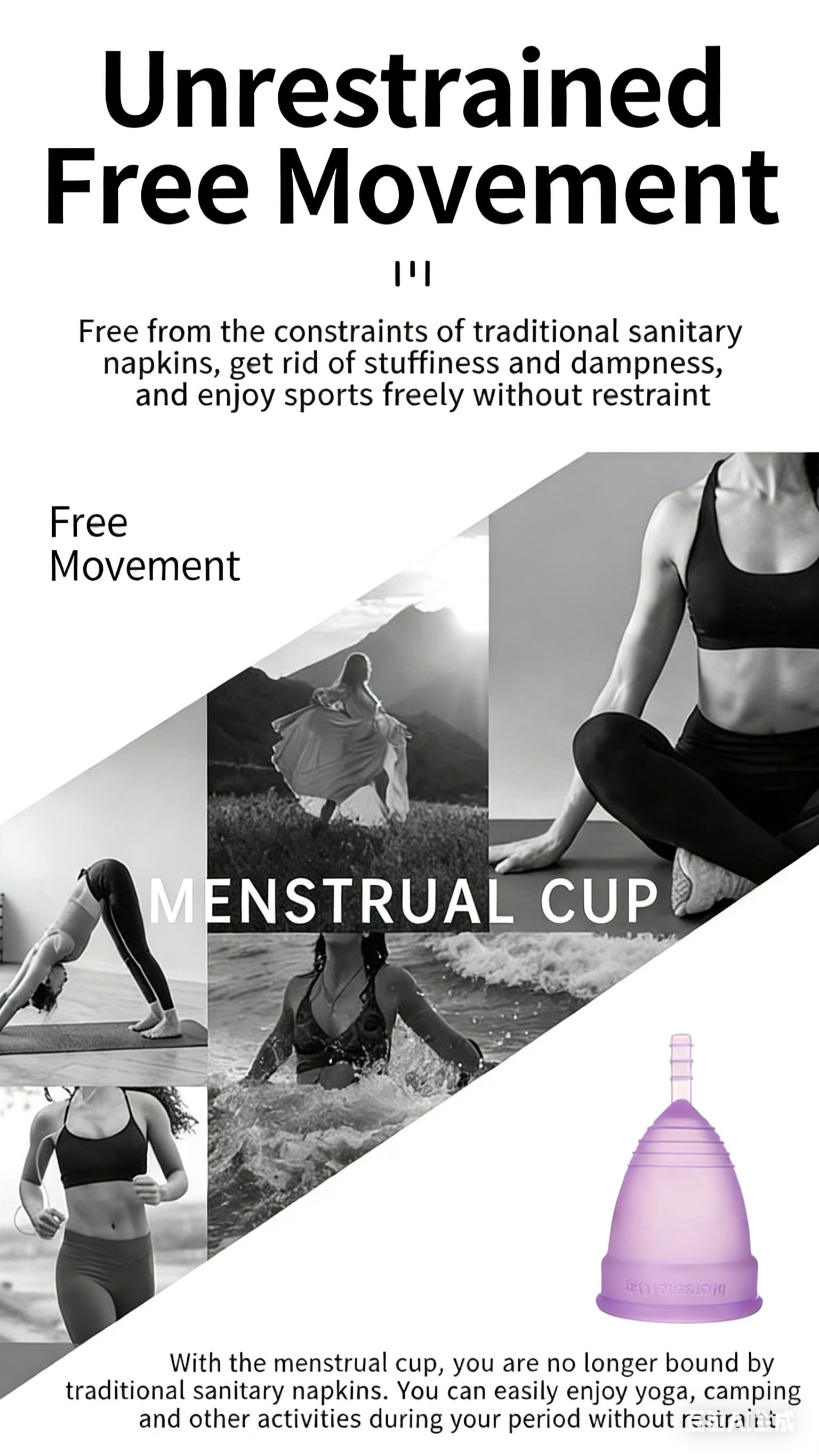 Menstrual Cup & Menstrual Disc | Reusable Period Cup, Soft Medical-Grade Silicone, Leak-Proof & Economical, Eco-Friendly Alternative to Sanitary Pads & Tampons, Comfortable Feminine Hygiene Protection