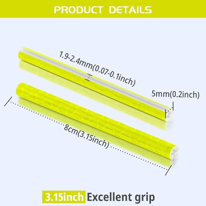 12Pcs Bicycle Spoke Reflectors, 360° Visibility Bike Warning Spoke Lights Covers, Easy Install Wheel Reflective Clips for Mountain Road Folding Kids Bike Wheelchair Motorcycle Safety Accessories