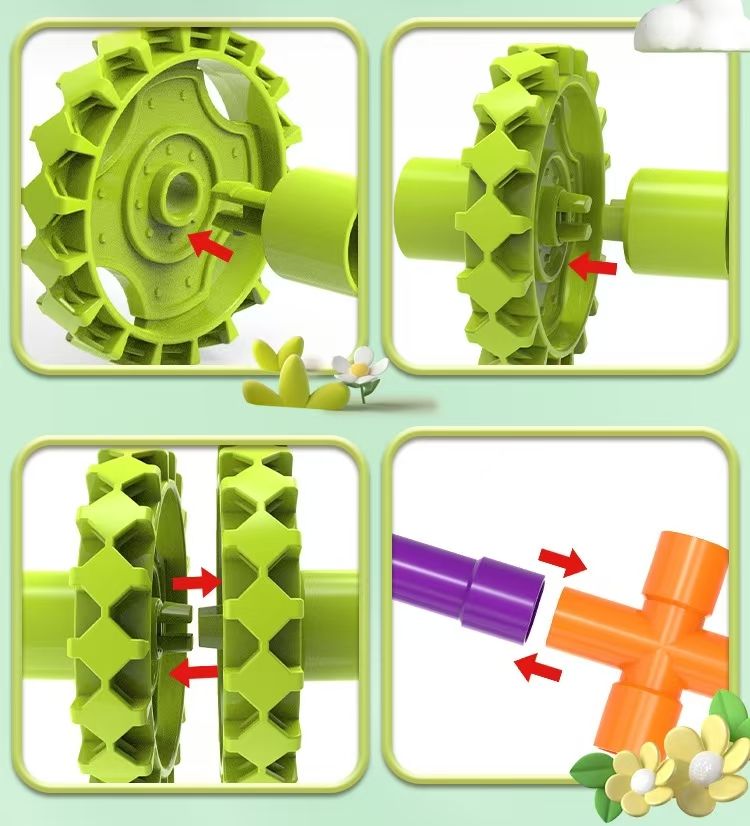 150Pcs Kids Children Toy Building Blocks, STEM Colorful Tube Pipe Construction Blocks, Educational Brain Building Toy Kit for Toddlers Preschool, Construction Blocks Toy for 3-8 Years Old Boys Girls