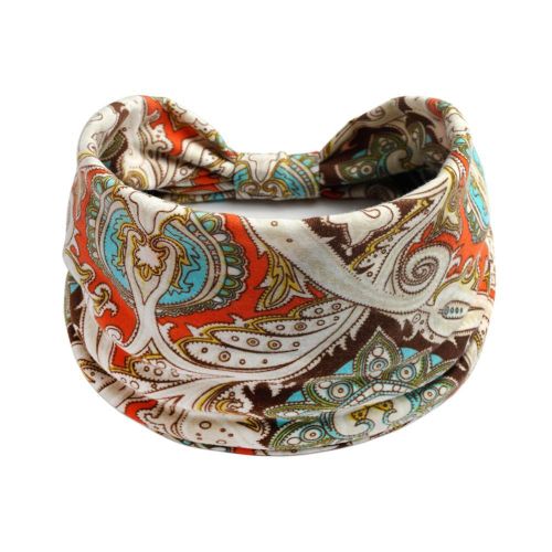 Headbands, Extra Thick Stretchy Non-Slip Workout Hair Bands, 3 Pack Twisted Turban Headscarf & Head Wraps Set + Bonus Earrings, Women Hair Accessory