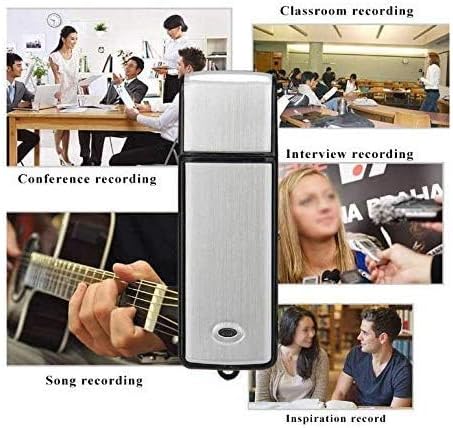Secret Professional Voice Recorder 8G Digital Audio Recorder, 150 Hours Recording Capacity Noise Reduction USB Rechargeable Professional Recording Device for Lecture, Interview, Meeting, Class
