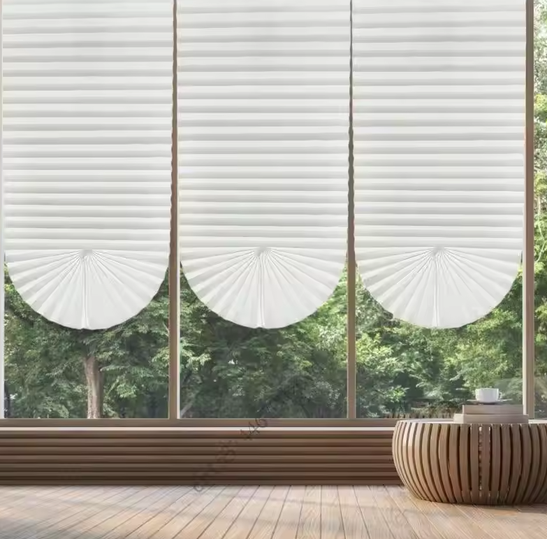 curtain,Stick On Blinds for Windows, No Drill Blinds, No Drilling Door Blinds, Light Filtering Pleated Waterproof Paper Blinds and Shades, Clip On Waterproof Blinds for Kitchen Patio Bathroom