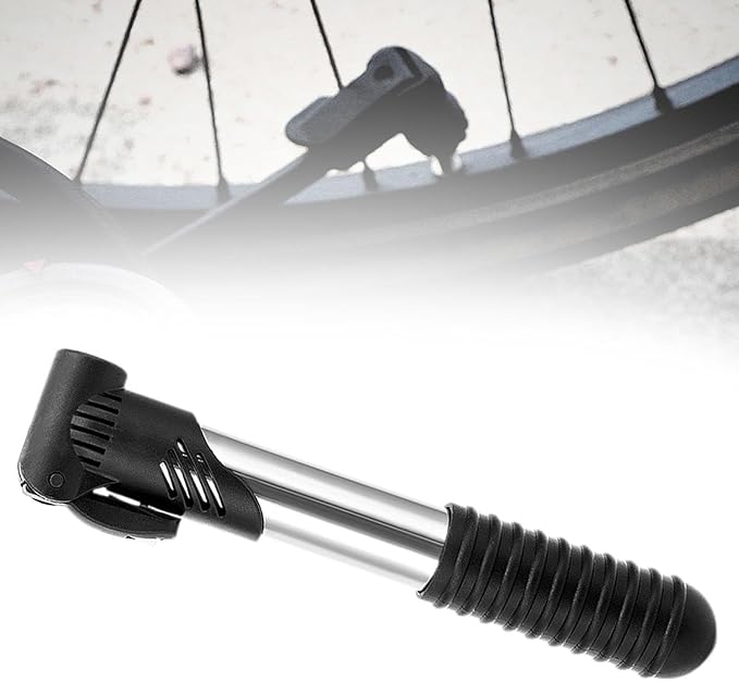 Portable Mini Bike Pump 70PSI Hand Air Pump Dual Valve Presta and Schrader Handheld Bicycle Tire Inflator Manual Bike Inflatable Pump for Bicycle Basketball Football Kayak and Sports Ball Toys