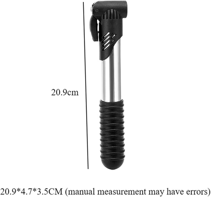Portable Mini Bike Pump 70PSI Hand Air Pump Dual Valve Presta and Schrader Handheld Bicycle Tire Inflator Manual Bike Inflatable Pump for Bicycle Basketball Football Kayak and Sports Ball Toys