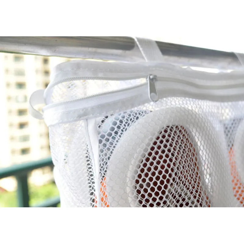Shoe Bag, Reusable Washing Machine Laundry Shoe Bag For Washer And Dryer Shoe Cleaning Bag, Abrasion resistant and durable, strong mesh design for ventilation, easy and convenient for shoe washing