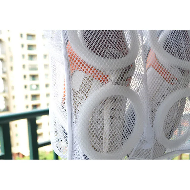 Shoe Bag, Reusable Washing Machine Laundry Shoe Bag For Washer And Dryer Shoe Cleaning Bag, Abrasion resistant and durable, strong mesh design for ventilation, easy and convenient for shoe washing