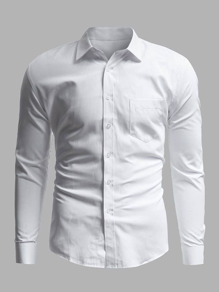PURE WHITE PREMIUM OFFICIAL SHIRT. A bright, clean white color that resists quick fading and is easy to iron. Made from a
Cotton-Polyester blend that allows air circulation to keep you cool.