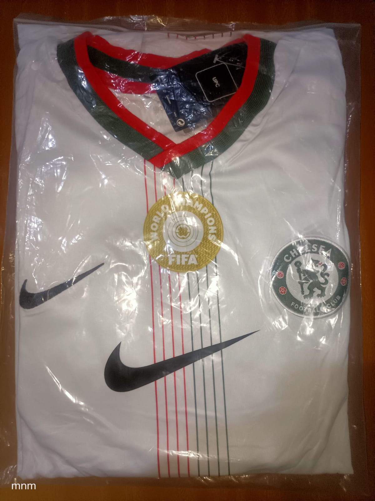 PRICE DROP!! Chelsea 2025/26 Special Edition "World Champions" Away Jersey, which features a unique retro-modern design with red and green accents inspired by the club’s history.