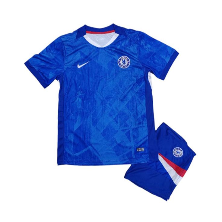 👎👎PRICE DROP!! Chelsea 25/26 Kids' Home Match Kit – Breathable Blue Jersey & Shorts set for girls and boys. Lightweight, breathable, and ready for every goal celebration. ⚽✨