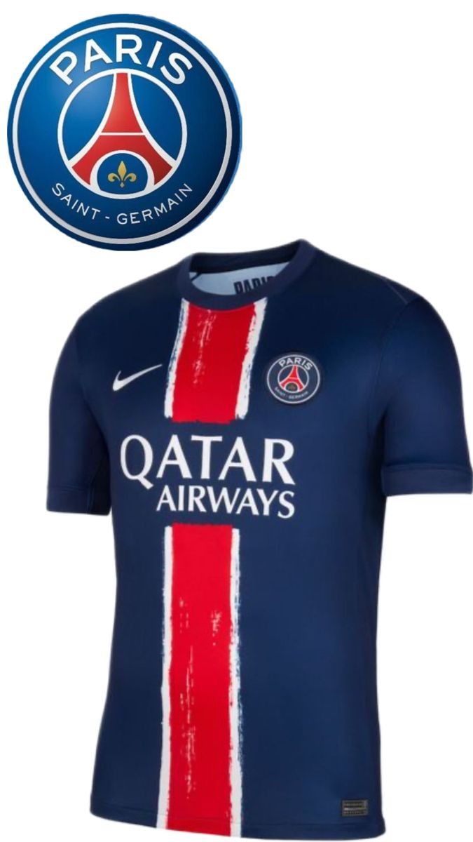 🔥🔥 Authentic PSG 2025/26 Home Jersey. Command attention with a jersey that looks as good with denim as it does with football boots. Wicks sweat away instantly for a light, distraction-free feel.