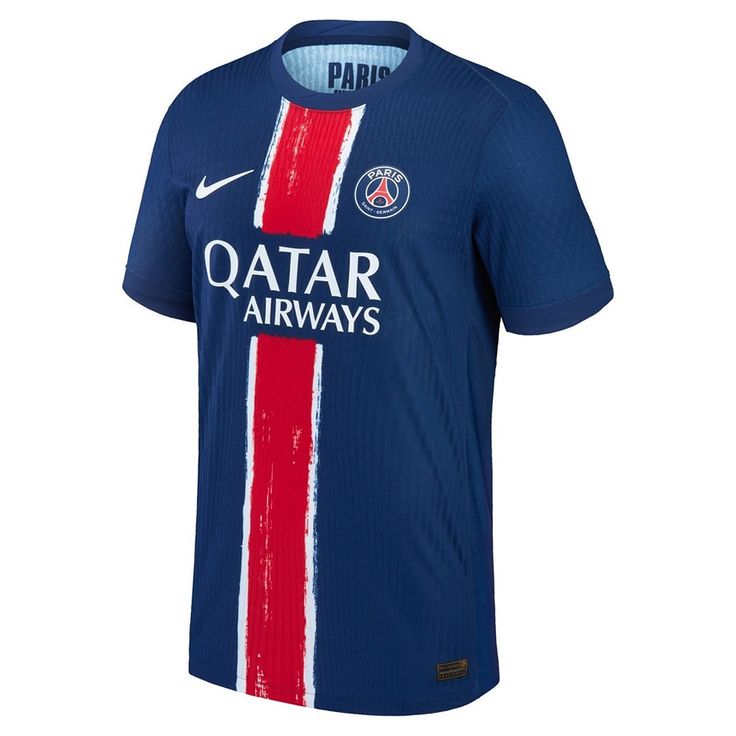 🔥🔥 Authentic PSG 2025/26 Home Jersey. Command attention with a jersey that looks as good with denim as it does with football boots. Wicks sweat away instantly for a light, distraction-free feel.