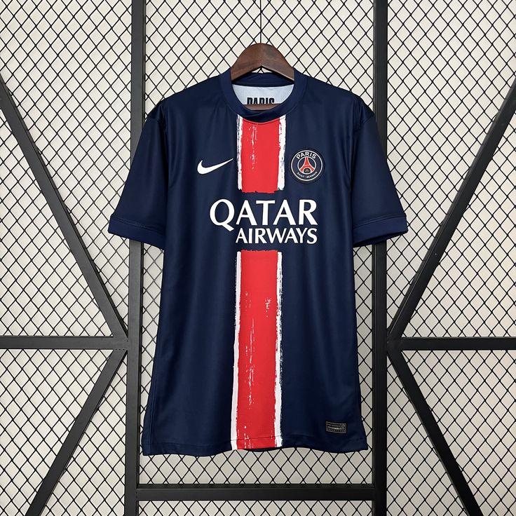 🔥🔥 Authentic PSG 2025/26 Home Jersey. Command attention with a jersey that looks as good with denim as it does with football boots. Wicks sweat away instantly for a light, distraction-free feel.