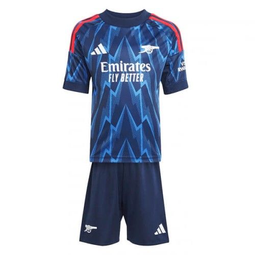 PRICE DROP! Arsenal FC Kids' Away Kit 25/26 – Full 2-Piece Jersey & Shorts Set. Tired of replacing worn-out play clothes? Our Arsenal Away Set is engineered for the high-impact energy of active kids.