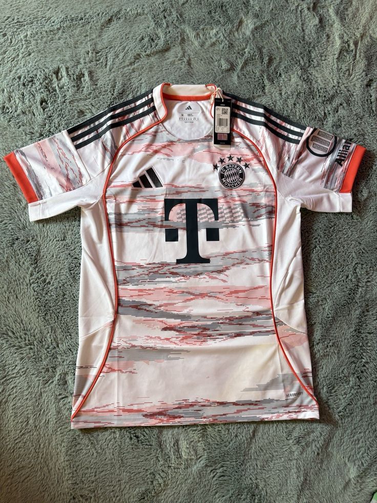 Bayern Munich Adidas 25/26  Authentic Away Soccer Jersey.This jersey is built for those who settled for nothing but first place.  Don’t just watch the game—dominate it.