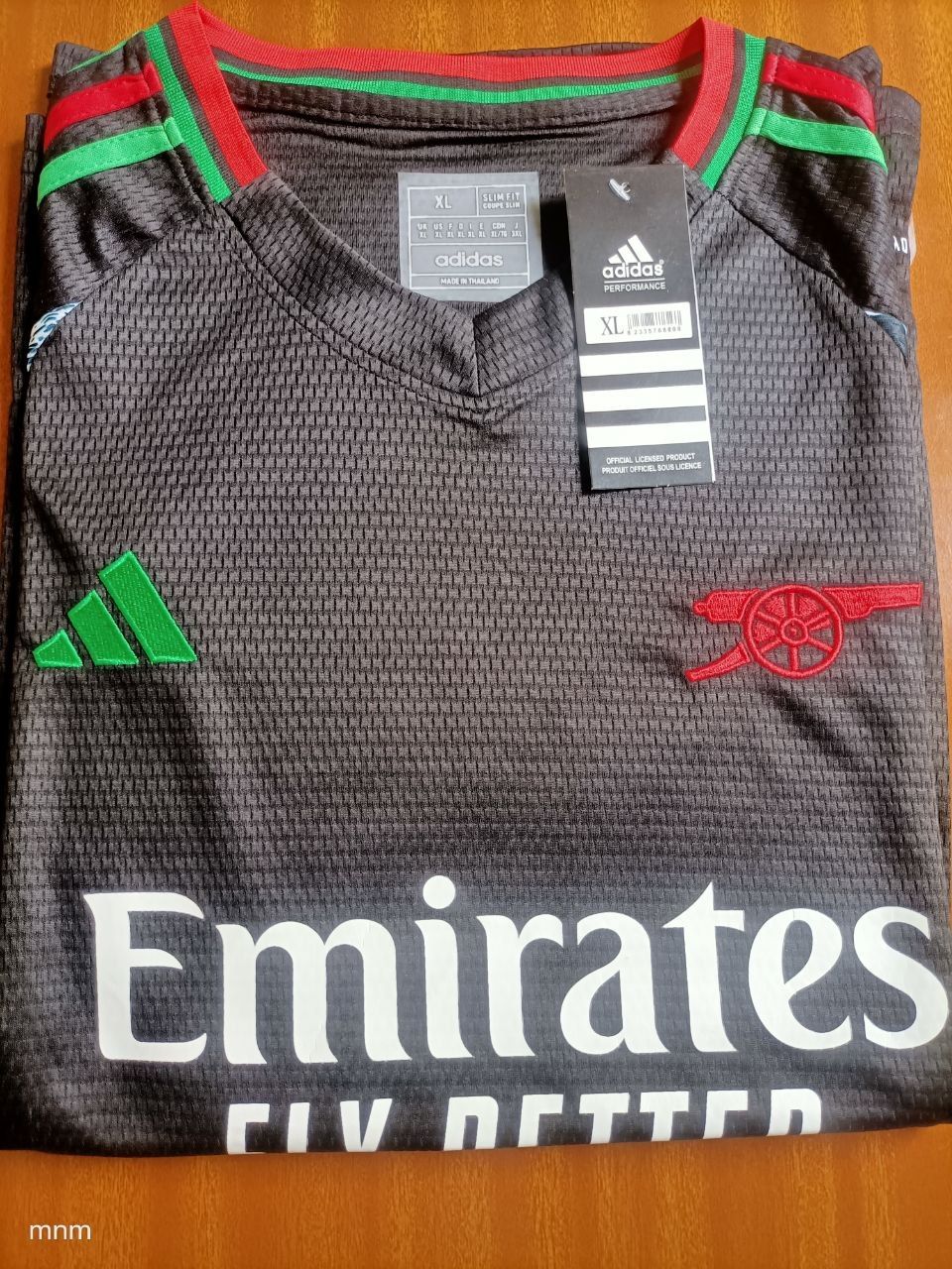 ARSENAL 24/25 Away Authentic Player Jersey. This piece combines cutting-edge performance tech with a bold, Pan-African-inspired aesthetic.