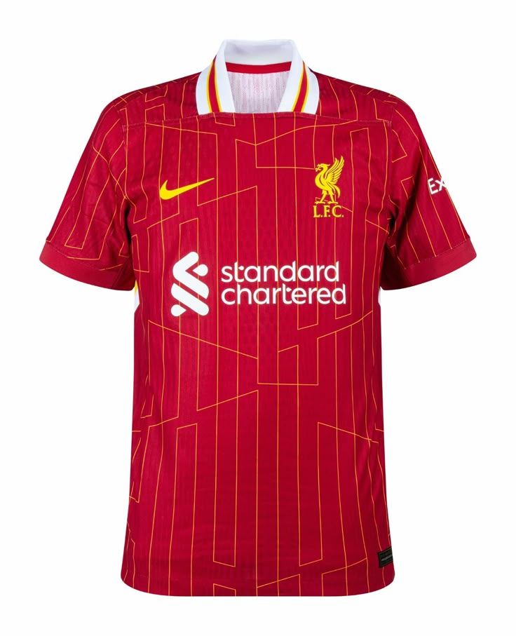 Liverpool 2024/25 Home Jersey. A masterpiece that blends the club's rich history with a bold, modern edge. It’s not just a shirt; it’s a statement of loyalty for every true Red.