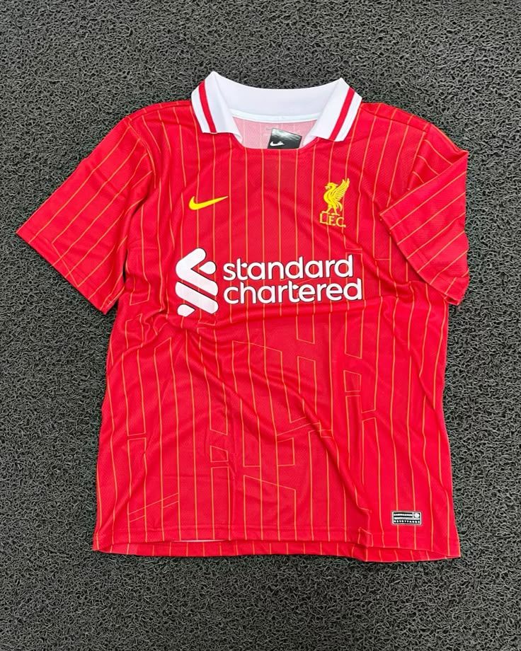 Liverpool 2024/25 Home Jersey. A masterpiece that blends the club's rich history with a bold, modern edge. It’s not just a shirt; it’s a statement of loyalty for every true Red.