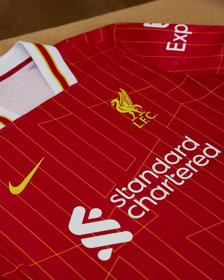 Liverpool 2024/25 Home Jersey. A masterpiece that blends the club's rich history with a bold, modern edge. It’s not just a shirt; it’s a statement of loyalty for every true Red.