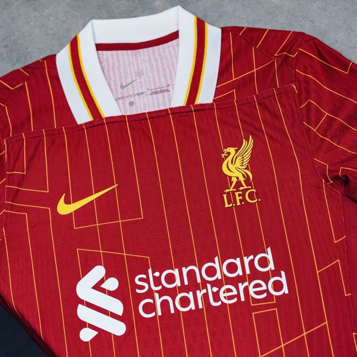 Liverpool 2024/25 Home Jersey. A masterpiece that blends the club's rich history with a bold, modern edge. It’s not just a shirt; it’s a statement of loyalty for every true Red.