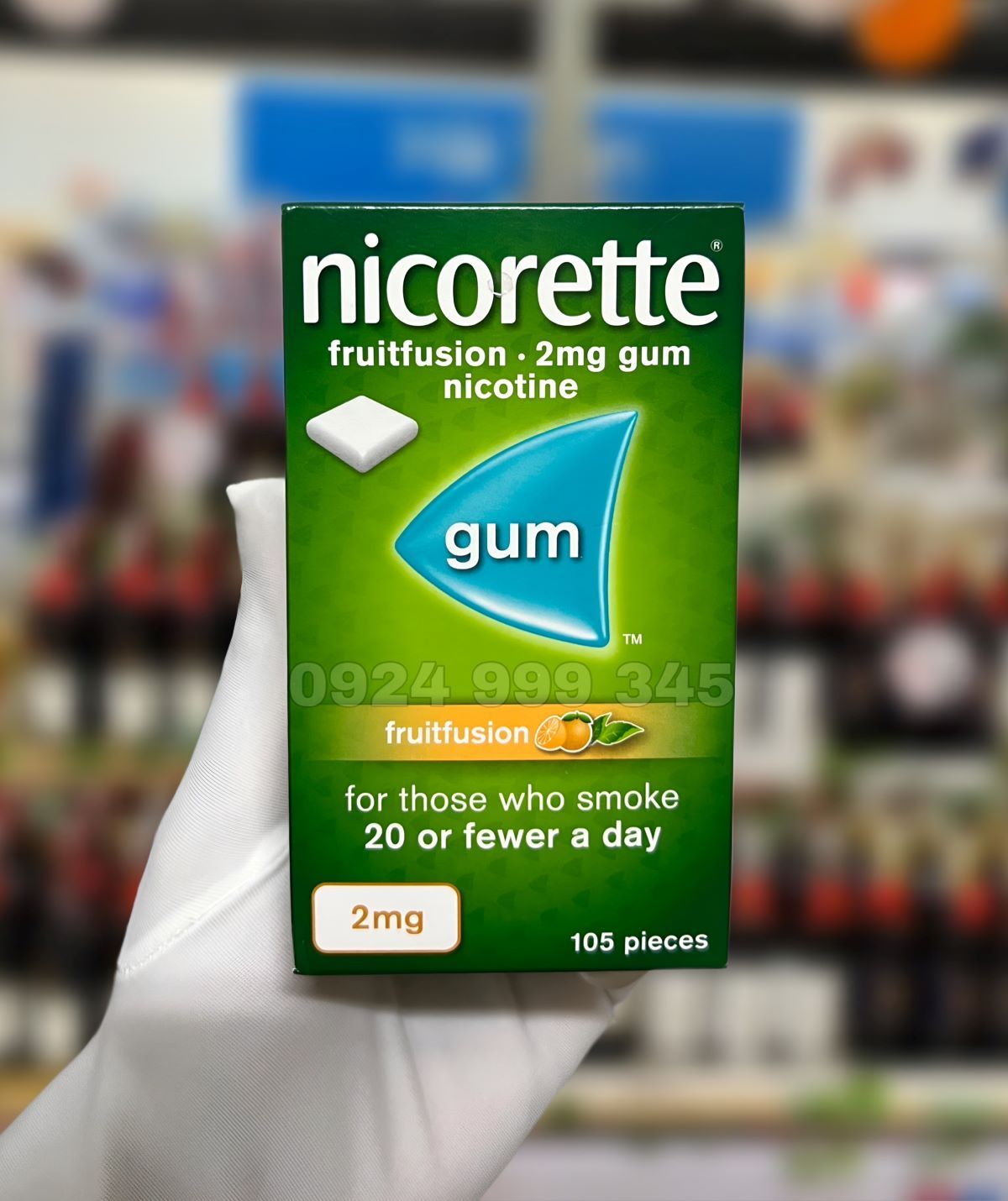 NICORRETTE GUM 2MG  CHEWING GUM 105s