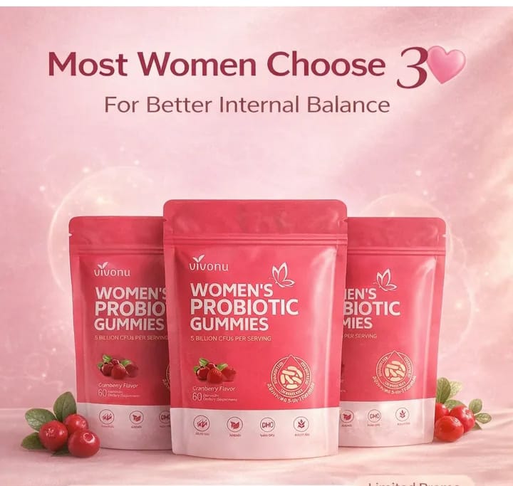 vivonu women's probiotics gummies 60s